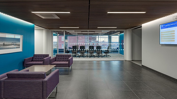 Smart office lighting &ndash; Emera Place