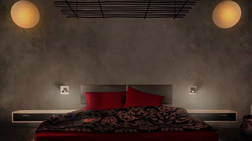 Arr&ecirc;t sur image de la vid&eacute;o Philips Chambre