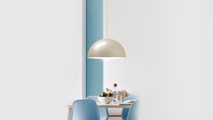 Brightly lit kitchen table