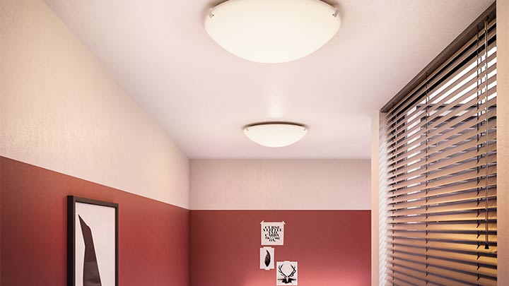 Plafonniers pour la chambre &agrave; coucher et le salon Philips