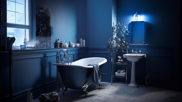 Create a balance with ambient lighting
