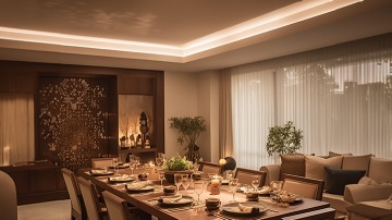 Create an enhanced social ambiance with adaptive calm lighting
