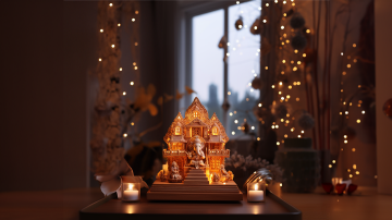 Elevate serenity with temple lighting