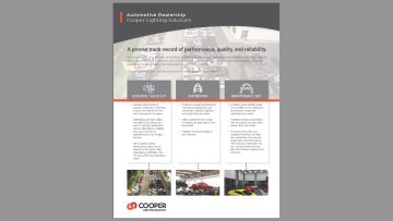 Cooper Lighting Solutions Auto Dealership Lighting