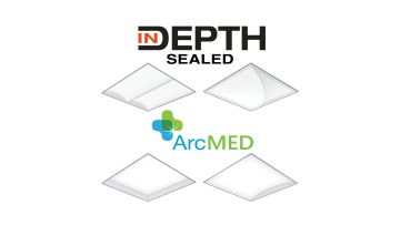 InDepth ArcMED sealed recessed troffer