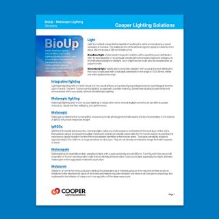 BioUp - Melanopic Lighting Glossary