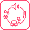 Pictogram voor milieumonitoring
