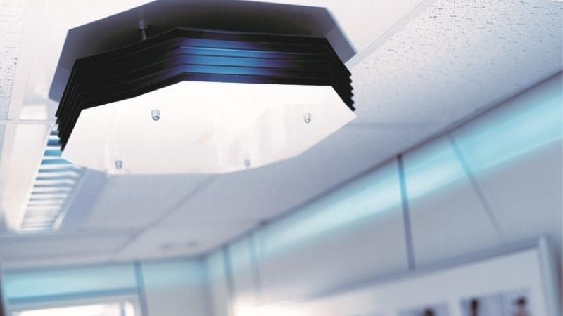 UV-C disinfection in the room