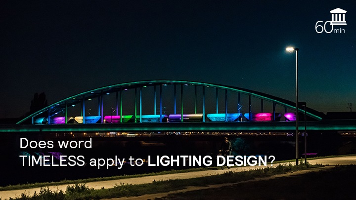 Does the word 'timeless' apply to lighting design?