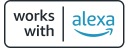 Logotipo Funciona con Alexa