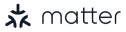 Matter logo with stylized star icon to the left and the word ""matter"" in lowercase letters on a white background.