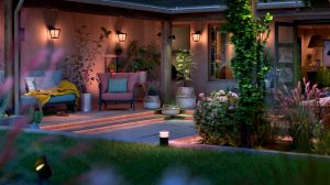 Front and backyard lights