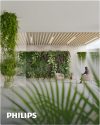 Modern interior with Philips professional lighting solutions.