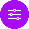 Easily adjust settings on site