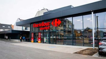 Carrefour optimises shopping experience with circular lighting