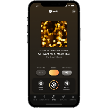 Vánoční aplikace Philips Hue