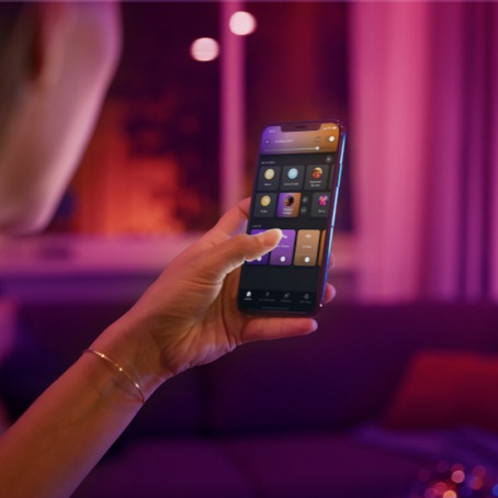 Customise with the Hue app
