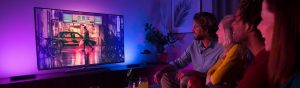 ASBYT brings his entertainment area to life with Philips Hue smart lighting