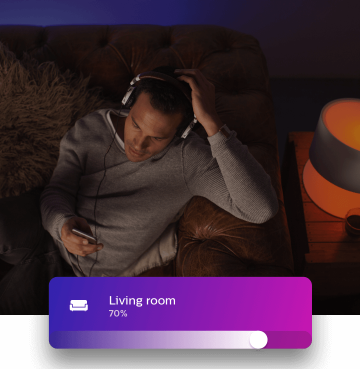Control lights in living room