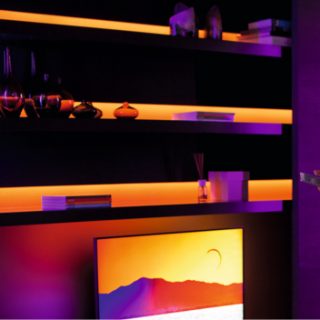 Living room LED strip light