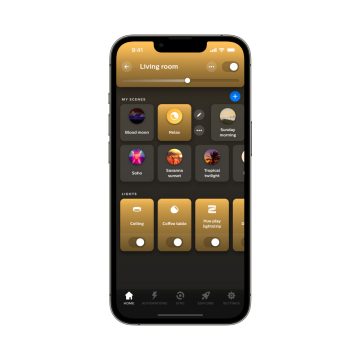 Mobile showing the Secure system’s interface
