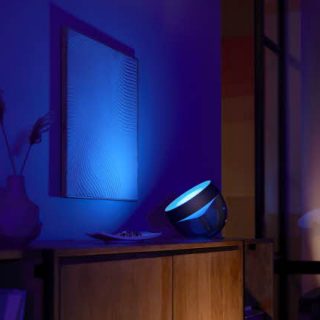 Hue iris and Hue Go lamps