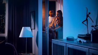 "Make the living room blue."
