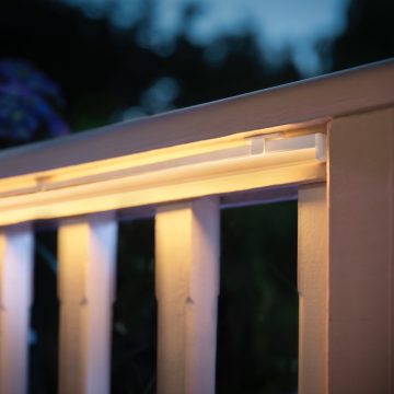 Outdoor lightstrips zijn makkelijk te plaatsen